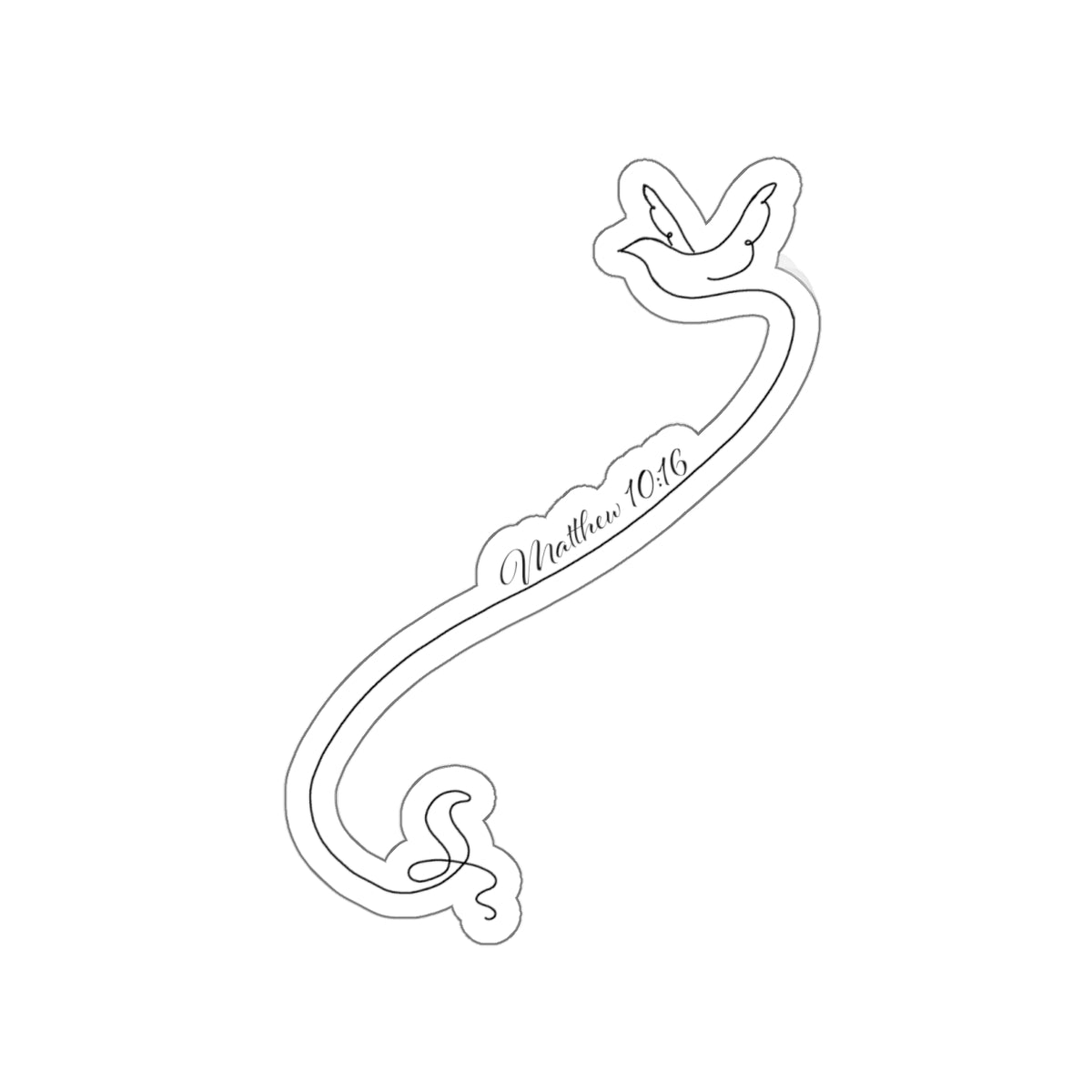 Wise as a Serpent, Gentle as a Dove Sticker