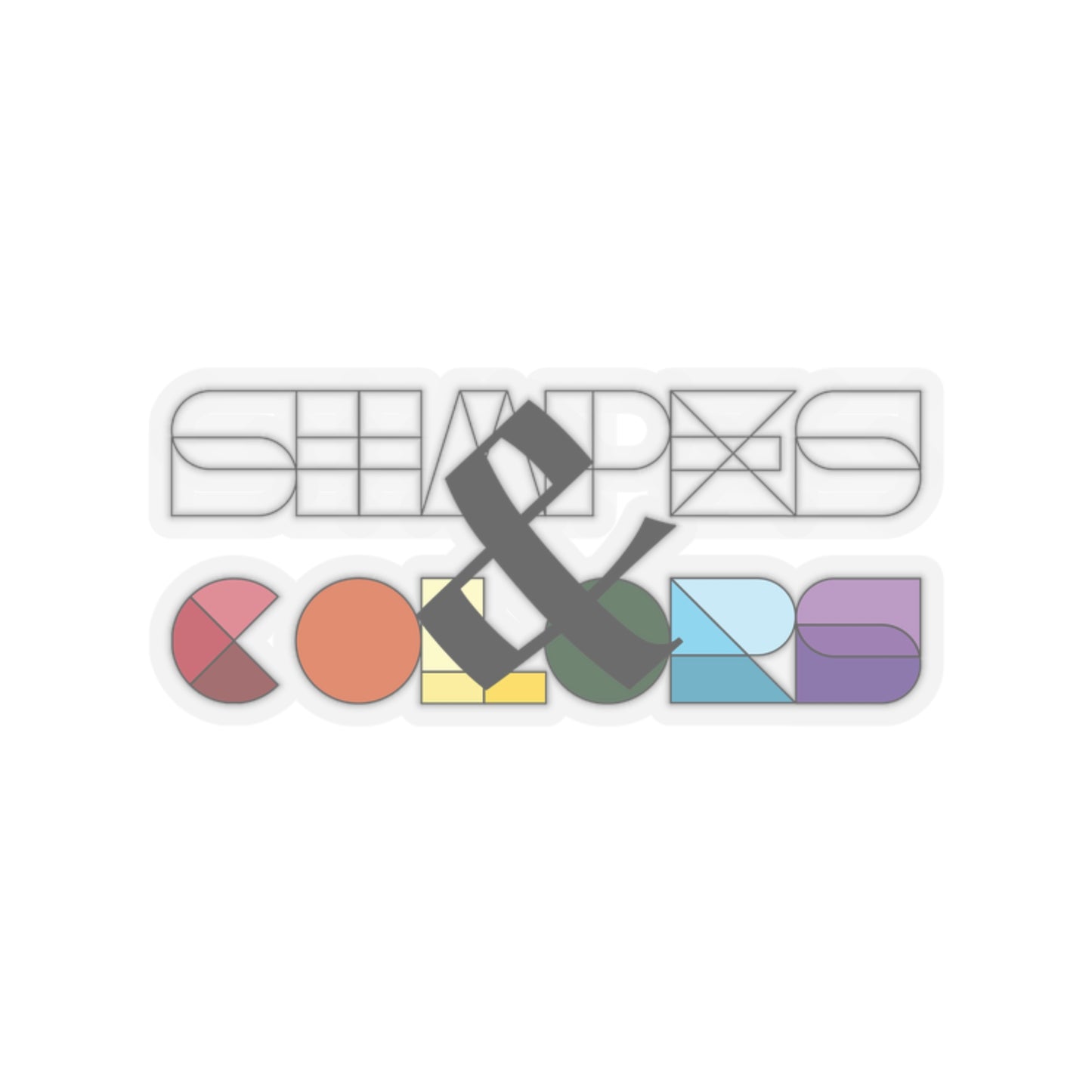 Shapes and Colors Sticker