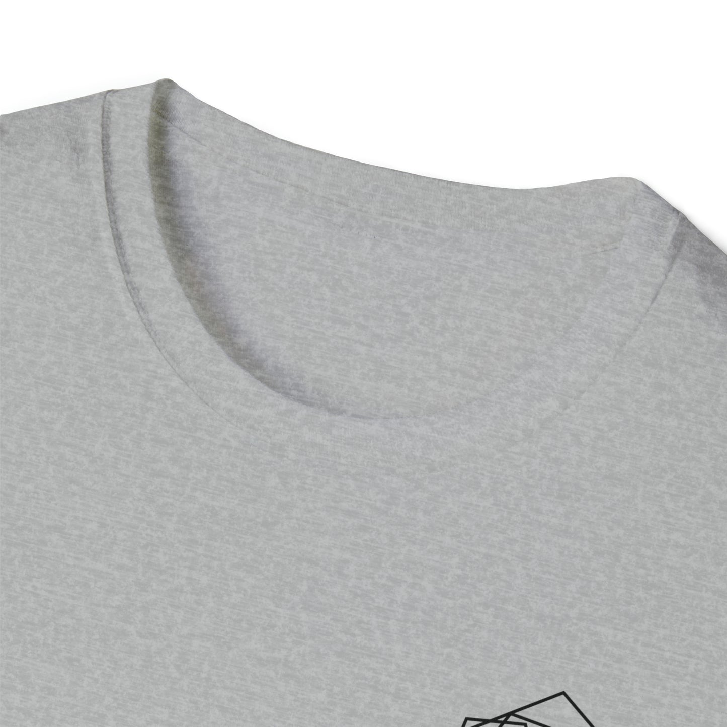 Geometric Pentagons Unisex Softstyle T-Shirt