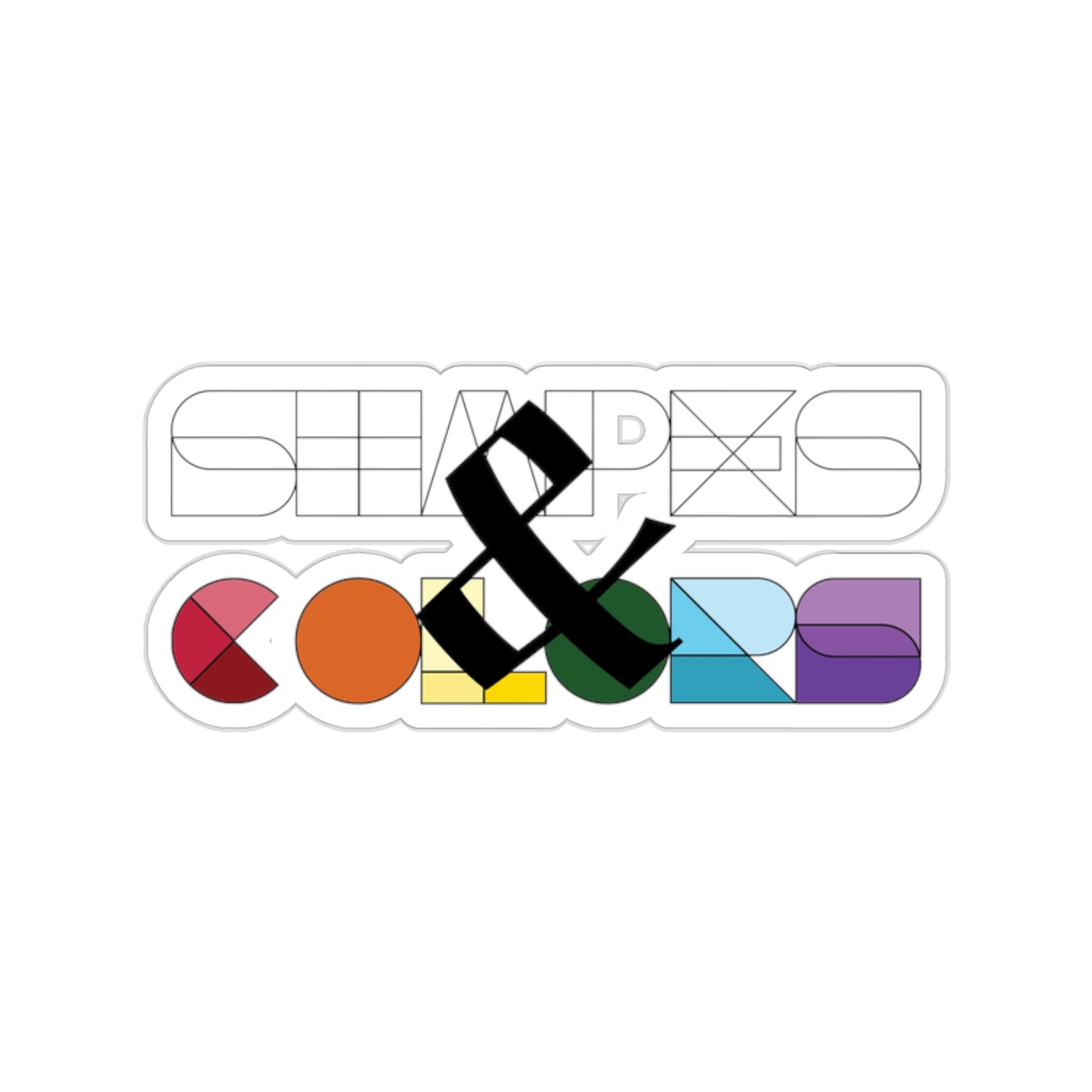 Shapes and Colors Sticker
